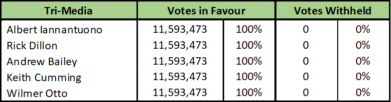 Tri-Media Voting Information